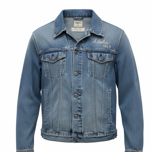 Gap Aloha 1969 numbered limited edition denim jacket - Picture 2 of 12